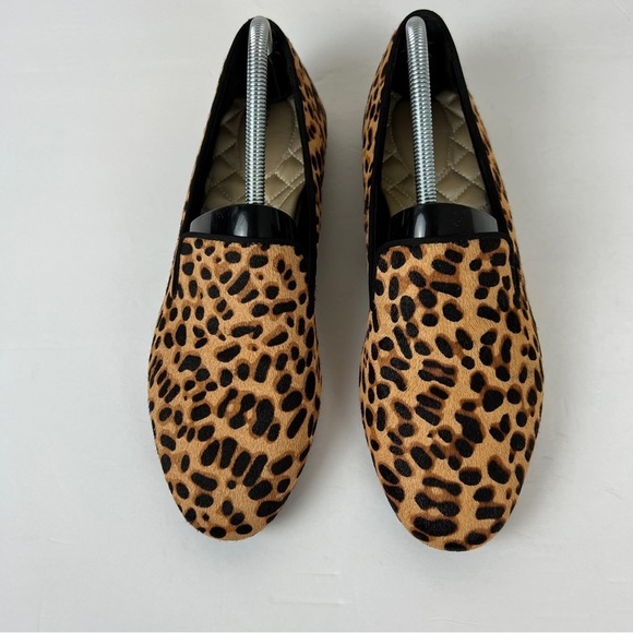 Birdies The Starling Leopard Calf Hair Loafers - Picture 3 of 7